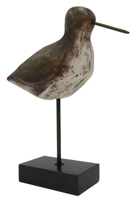 Mindy Brownes Dark Brown and Black Small Bird Sculpture